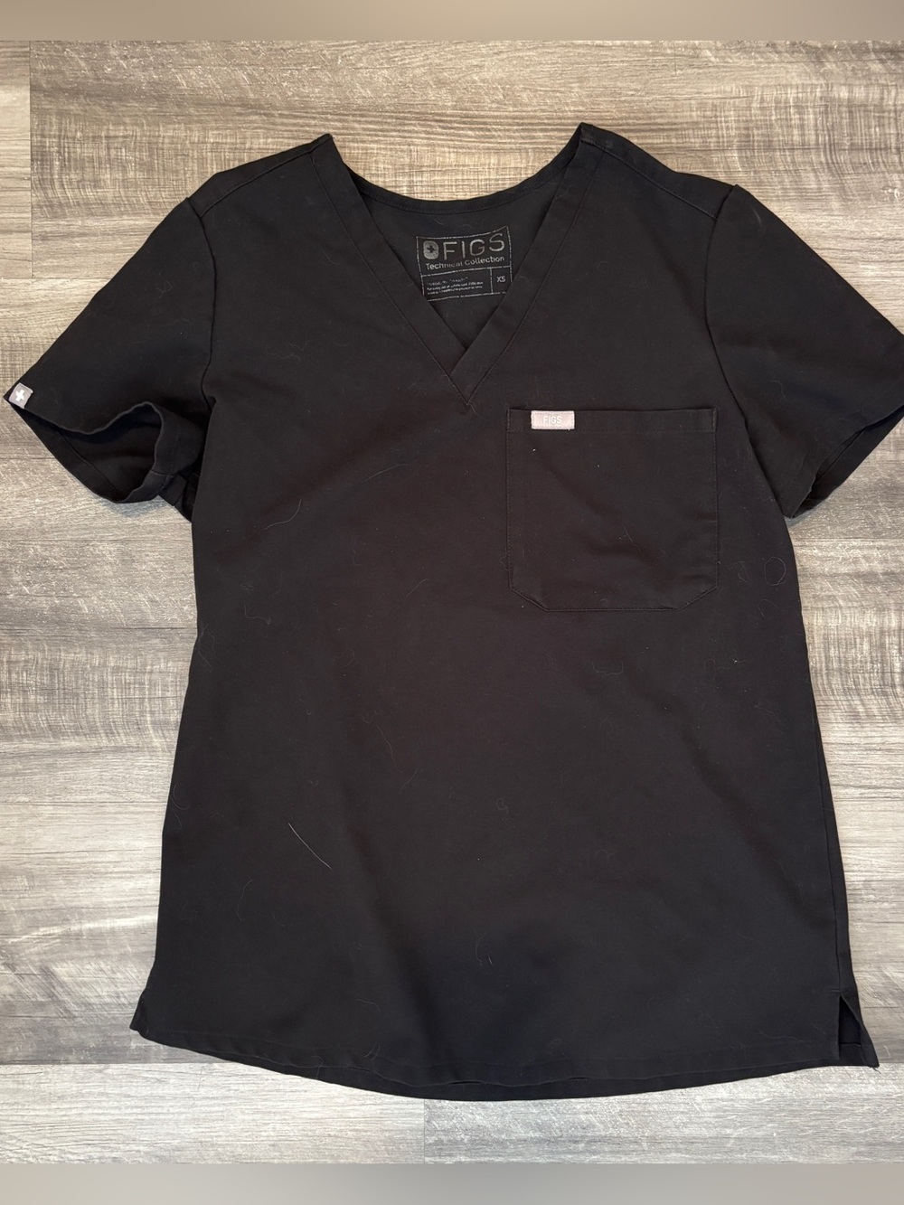 Figs catarina top in black